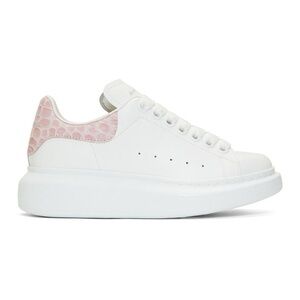 Alexander McQueen | EUC Oversized Platform Sneakers Pink Crocodile Print